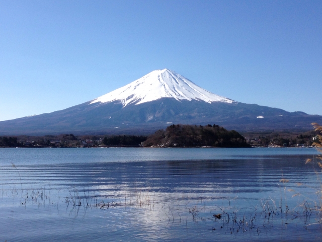 シンメトリーの富士山